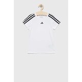 Adidas Otroška kratka majica G TR-ES 3S bela barva | Shoptok.si