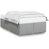 Furnova Posteljni okvir brez vzmetnice svetlo siv 120x200 cm blago, (21933851) | Shoptok.si