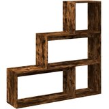 vidaXL Pregrada / regal za knjige 3 razina hrast 123x29x123 cm drveni | shoptok.hr