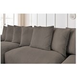 Bobochic Paris Siva/smeđa kutna garnitura od samta Voltaire – | shoptok.hr