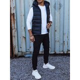 DStreet Men's quilted vest with hood dark blue Cijene