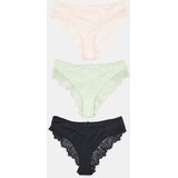 Sinsay Brazilske čipkaste gaćice 3 komada | shoptok.hr
