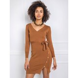 Factory Price Dress-EM-SK-PL3965.14P-light brown | Shoptok.si