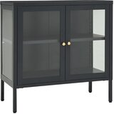  Komoda antracit 70 x 35 x 70 cm od čelika i stakla | Eponuda.ba