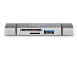Digitus DA-70886 vanjski čitač memorijskih kartica/hub siva Cijene