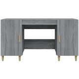  Pisalna miza siva sonoma 140x50x75 cm inženirski les, (20640464) | Shoptok.si