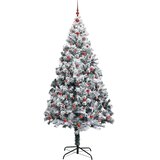 Umjetno božićno drvce Bijelo 240 cm PVC i Čelik i Plastika | shoptok.hr