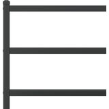  Metalni okvir za krevet s uzglavljem crni 80x200 cm | shoptok.hr