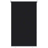 vidaXL Rolo zavjesa za vanjsku uporabu s UV zaštitom Crna Poliester - Crna 60 x 230 cm | shoptok.hr