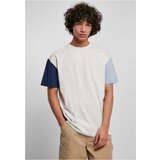 Urban Classics Plus Size Organic Oversized T-Shirt Colorblock Light Grey Cene