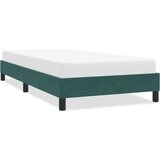  Okvir kreveta bez madraca tamnozeleni 80x220 cm baršun | shoptok.hr