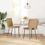 Maison Chic Jedilni stoli - Vzorci stoli 2 kosa rjav žamet A378, (22032371) | Shoptok.si