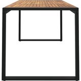  Vrtni stol s U-nogama 160 x 80 x 75 cm od masivnog drva bagrema | shoptok.hr
