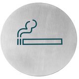 Hendi Samolepilni obvestilni znak ZA KADILCE, nerjaveče jeklo, dia. 160 mm - 663820, (21389617) | Shoptok.si