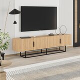 Marckeric TV omarica v hrastovem dekorju v naravni barvi 200x55 cm Titan – | Shoptok.si