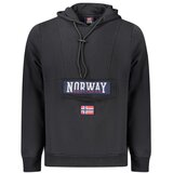 Norway 1963 Muška Crna Majica s Kapuljačom na Patentni Zatvarač Cijene