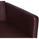 vidaXL Jedilni stoli 2 kosa rjavo umetno usnje | Shoptok.si