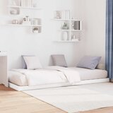  Krevet s daskama Bijelo 80 x 200 cm Konstruirano drvo | shoptok.hr