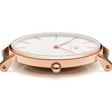 Daniel Wellington Analogni sat 'Petite Melrose RG White' rozo zlatna | shoptok.hr