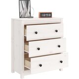  Komoda bijela 70 x 35 x 80 cm od masivne borovine | shoptok.hr