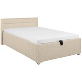 MID.YOU OBLAZINJENA POSTELJA 120 cm x 200 cm , les, kovina, umetna masa, tekstil bež | Shoptok.si