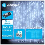Aigostar LED spoljašnja božićna girlanda 300xLED/8 funkcija 6x3m IP44 hladno bela Cene