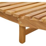  Ležaljka Smeđa 198 x 55 x 58,5 cm Čvrsto teak drvo | shoptok.hr