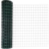 vidaXL Euro ograda sa 5 U-stupovima Zelena 1.4x10 m Čelik | shoptok.hr