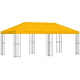 Paviljon s bočnim stranama 6 x 3 m Žuta Poliester i čelik 190 | shoptok.hr