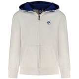 North Sails Dječja Bijela Majica s Kapuljačom na Patentni Zatvarač | shoptok.hr