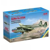 ICM model kit aircraft - gotha go 242A wwii german landing glider 1:48 Cene