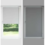 vidaXL Rolo zavjesa Blackout svijetlo siva 135x130 cm Širina tkanine | shoptok.hr