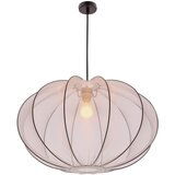 Candellux Lighting Bela viseča svetilka s tekstilnim senčilom ø 60 cm Mellow – | Shoptok.si