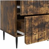  Noćni ormar s ladicama Dimljeni hrast 43 x 34,5 x 49,5 cm | shoptok.hr