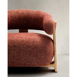 Kave Home Fotelja od šenila boja terakote Granite – | shoptok.hr