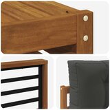  Set vanjskih sofa 7 kom. Prirodna i antracit | shoptok.hr
