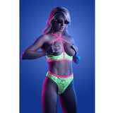 Glow Komplet perila z odprtimi košaricami Persuasive, neon zelen | Shoptok.si