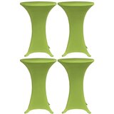 vidaXL Raztegljivo pregrinjalo za mizo 4 kosi 70 cm zeleno Cene