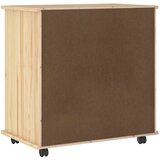  Mobilni ormar Smeđa 63 5 x 39 x 65 5 cm Čvrsto borovo drvo | shoptok.hr