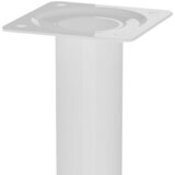 WALTECO Postolje za namještaj (D x Š x V: 3 x 3 x 30 cm, Ø x V: 3 x 30 cm, Nosivost: 50 kg, Čelik, Bijela) | shoptok.hr