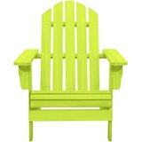 vidaXL Vrtna stolica Adirondack od masivne jelovine zelena | shoptok.hr