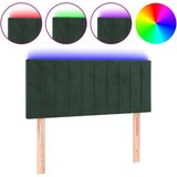  Posteljno vzglavje temno zeleno 100x5x78/88 cm žamet, (20738717) | Shoptok.si