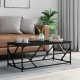  Stolić za kavu crni 100 x 50 x 40 cm konstruirano drvo | shoptok.hr