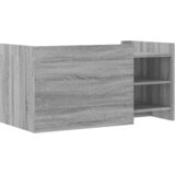  Stolić za kavu siva boja hrasta 100x50x50 cm od drva | shoptok.hr