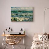  Slika - Vincent van Gogh – Seascape at Saintes-Maries 120x80 Na talijanskom platnu | shoptok.hr