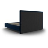 Mazzini Beds Tamno plavi tapecirani bračni krevet s prostorom za odlaganje s podnicom 140x200 cm Casey – | shoptok.hr