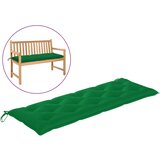 vidaXL Blazina za vrtno klop zelena 150x50x7 cm oxford tkanina, (20623757) | Shoptok.si