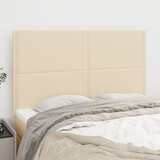  Uzglavlje krem boje 144x5x118/128 cm tkanina | shoptok.hr