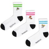 Cropp - Komplet 3 parov nogavic The Powerpuff Girls - Bela Cene