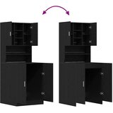  Ormar za perilicu rublja 2 pcs Crni hrast | shoptok.hr